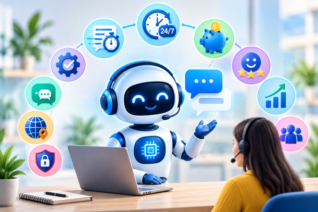 Top 10 Benefits of AI Chatbots For Customer Services