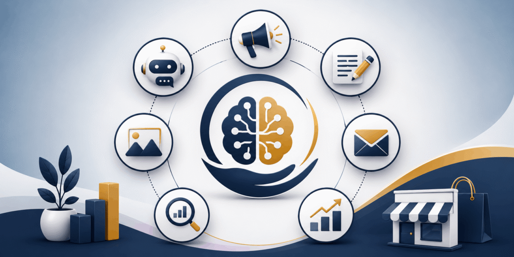 7 AI Tools for Small Business Marketing:That Save Time and Grow Sales