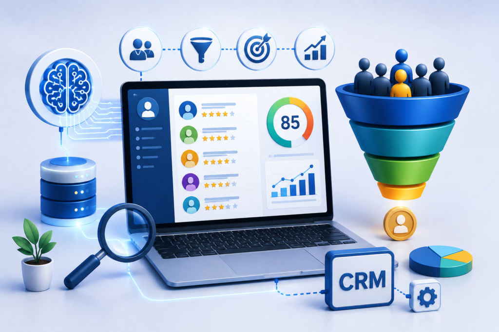 AI-Driven B2B Lead Scoring: How Sales Teams Maximize Conversion Rates Using Smart CRM Software