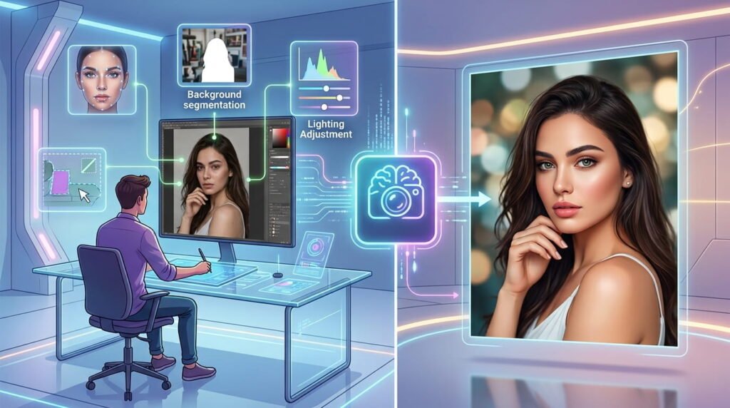 Editing Photos with AI Tools How Automated Retouching Transforms Photo Editing in 2026